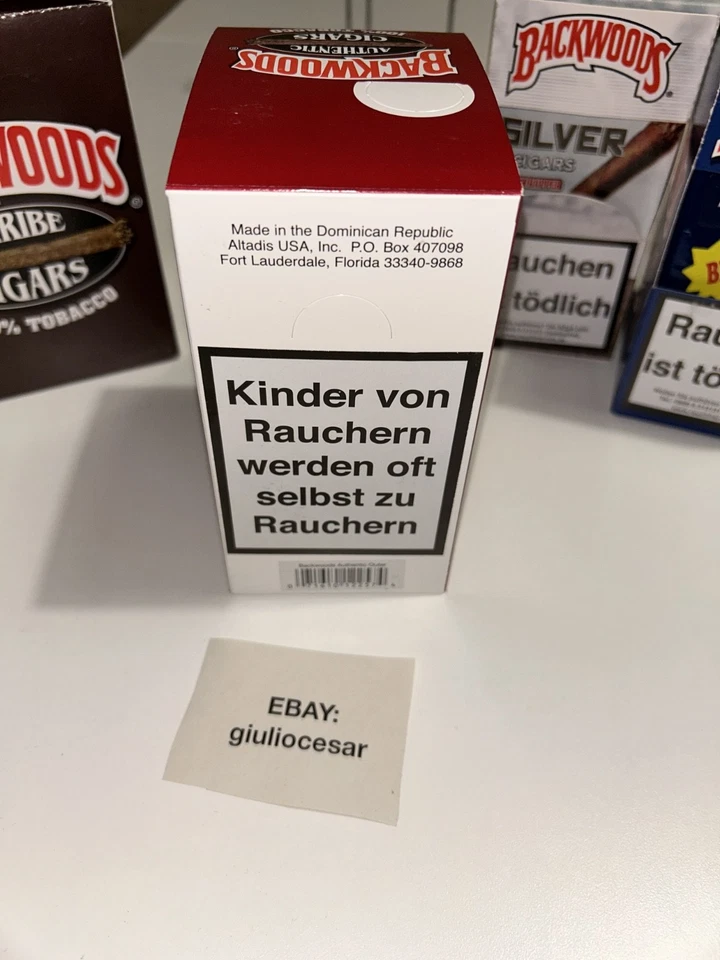 BACKWOODS CIGARS - SIGARI BOX AUTHENTIC (Leggi Descrizione) Foto 4 de 4