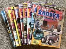 Street Rodder Magazine Lot 10 Issues 1977–85 Classic US Hot Rod & Custom Car Mag