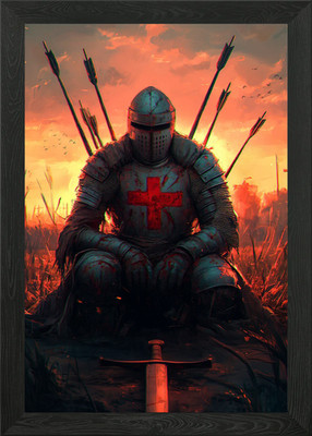 Dying in Glory Framed Wall Art Poster Canvas Print Picture