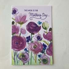 Happy Mother's Day Hallmark large greeting Card  Envel. 5.5x8" 