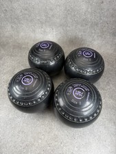 Thomas Taylor Legacy SL Lawn Bowls Size 2 WB20 Slimline Set Of 4 Cat Motif