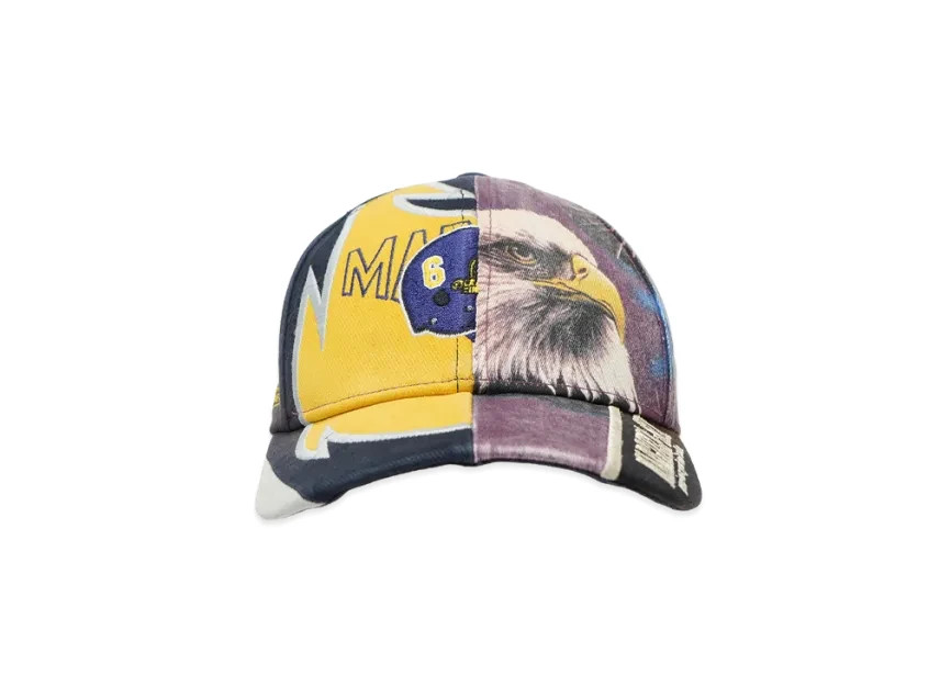 Supreme x MM6 Maison Margiela Split 6-Panel Cap Black Navy Japan
