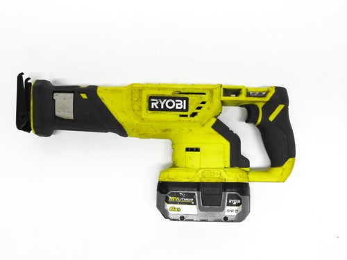 RYOBI 18V LITHIUM CORDLESS RECIPROCATING SAW P519VN + BATTERY - WORKS PERFECT