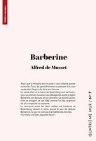 Barberine | Alfred De Musset | FranzöSisch | Taschenbuch | 2024 | QuatrièMe Mur