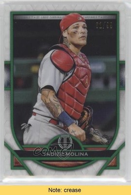 2021 Topps Tribute Green 61/99 Yadier Molina #68 READ 0jp9