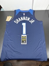 Terrence Shannon Jr Signed Autographed Minnesota Timberwolves Jersey Jsa Coa