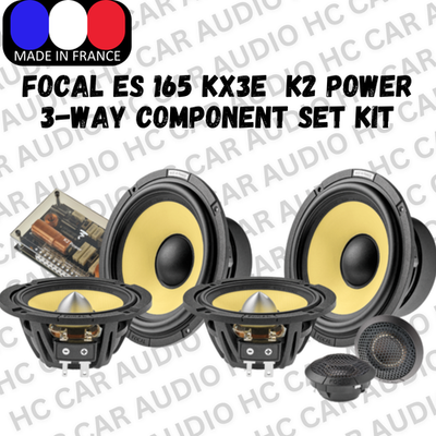 FOCAL K2 POWER ES 165 KX3E-3WAY SPEAKER COMPONENTS-BRAND NEW