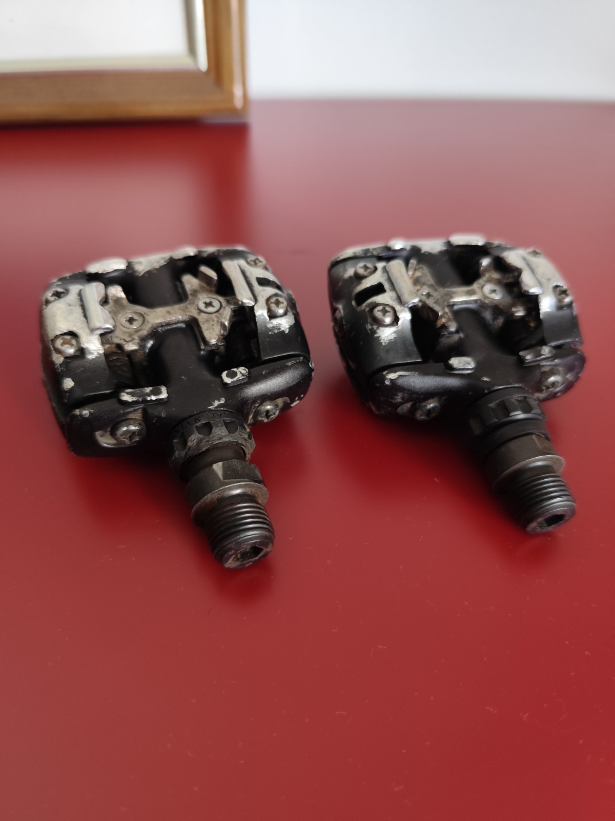 Shimano PD-M737 Pedali SPD a sgancio rapido MTB clipless vintage pedals retro
