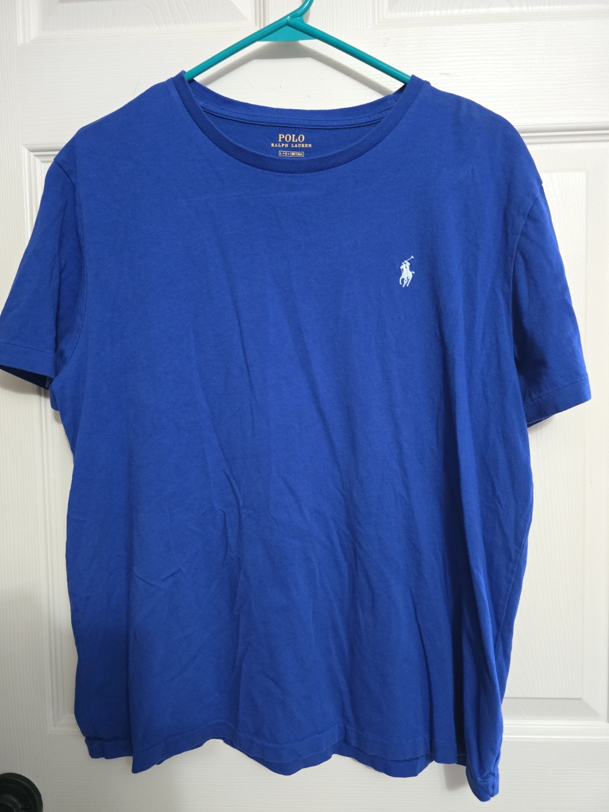 Polo Ralph Lauren Classic Crewneck T Shirt /Tee Blue Men’s Size LARGE