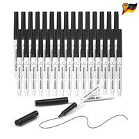 Shuttle Art Permanentmarker Set 30 StüCk Ultrafein Schwarze Tinte Wasserfest