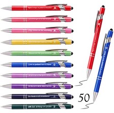 QLIyang Christian Bible Verse Pens - Scripture Pens Bulk Gift for Church Members