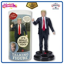 Donald Trump Talking Figure 8 Inch Collectible 17 Real Voice Quotes Gag Gift