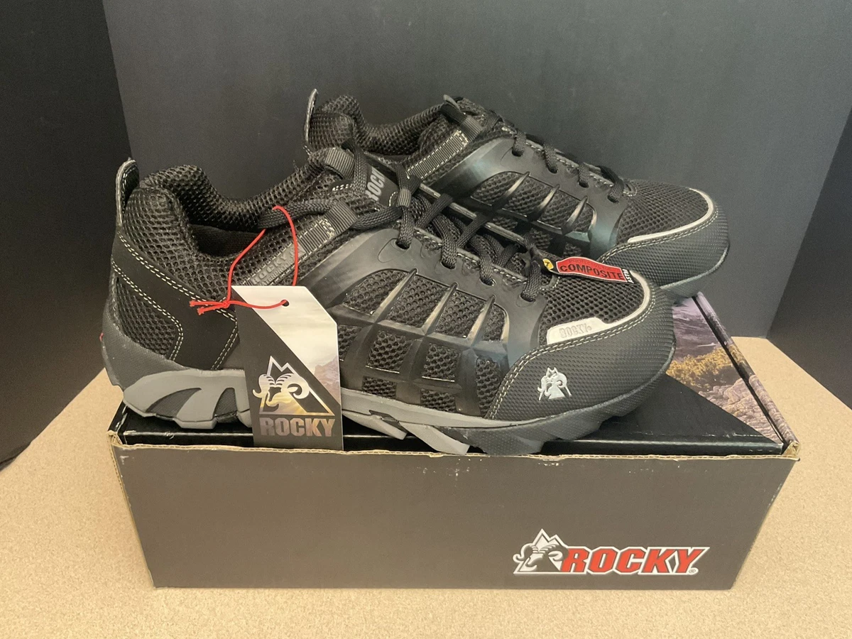 Rocky Skate RKK407ZA Men\'s 11 M Gray Red Leather Nano Comp Toe Work Shoes NEW Men main image 4