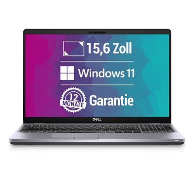 Dell Latitude 5510 - 15,6'' FullHD Notebook - i5-10210U 16GB 512GB SSD Windows11P
