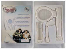 Sakar Sports Kit For Wii - Golf Club Baseball Bat Tennis Racquet Used