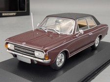 Modellini auto 1:43 Minichamps Opel Commodore A 1966 rosso scuro con scatola originale