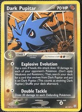 Dark Pupitar 40/109 Team Rocket Returns Regular *DAMAGED* Pokémon Card on eBay
