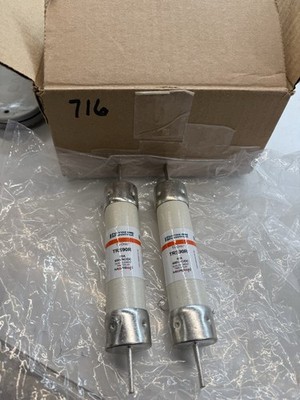Pair Of Ferraz Shawmut Mersen 90A Time Delay Fuses 600VAC/DC TRS90R Dual Element