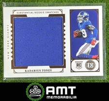 Kadarius Toney RC 2021 Panini Encased 9/60 Substantial Rookie Jersey Giants