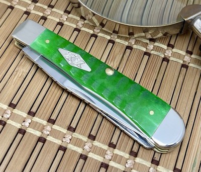 Case XX USA 2026 Gator Jig Bright Green Bone 11440 Trapper Pocket