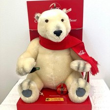 Steiff CocaCola Polar Bear 1999 Limited Edition Collectible Toy