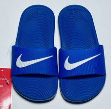 Nike Boys Kawa Slide Sandals Cobalt Blue Size 11c Brand New W Tags
