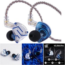 4BA 1DD 5 Driver In Ear Monitor HiFi Wired Earbuds Gaming Hybrid IEM Glare Blue