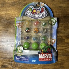 SQUINKIES Marvel Universe Series 2 Set - 12 pack w/ 3 Mystery Capsules 2011
