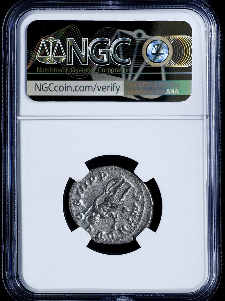 MONEDAS DE PLATA ROMANAS ANTIGUAS NGC Ch VF PHILIP I AD 244-249 AR Doble Denario A943 Foto 3 de 4