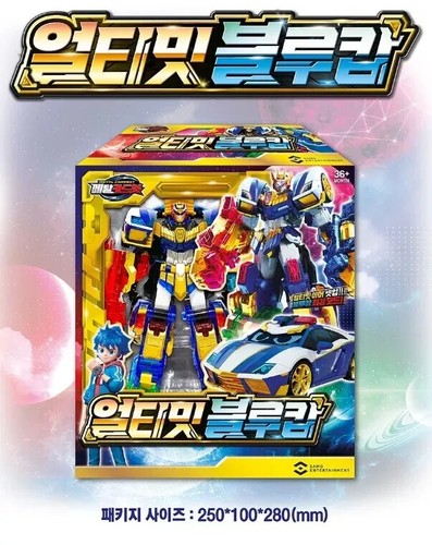 Metal Cardbot Ultimate Blue Cop – Police Car Transformer Robot Action Figure Toy - Picture 2 of 9