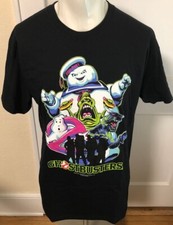 Ghostbusters Stay Puft Marshmallow Who You Gonna Call T-Shirt Men's Large NWT