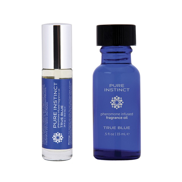Pure Instinct Pheromone True Blue Fragrance Roll On 34oz For Sale