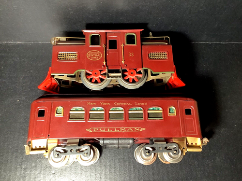 Lionel, Standard Gauge # 33 Loco And #35 Pullman