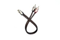 KnuKonceptz Klarity RCA Cable Y Adapter 1 Female to 2 Male RCA Splitter Pair (2) 2