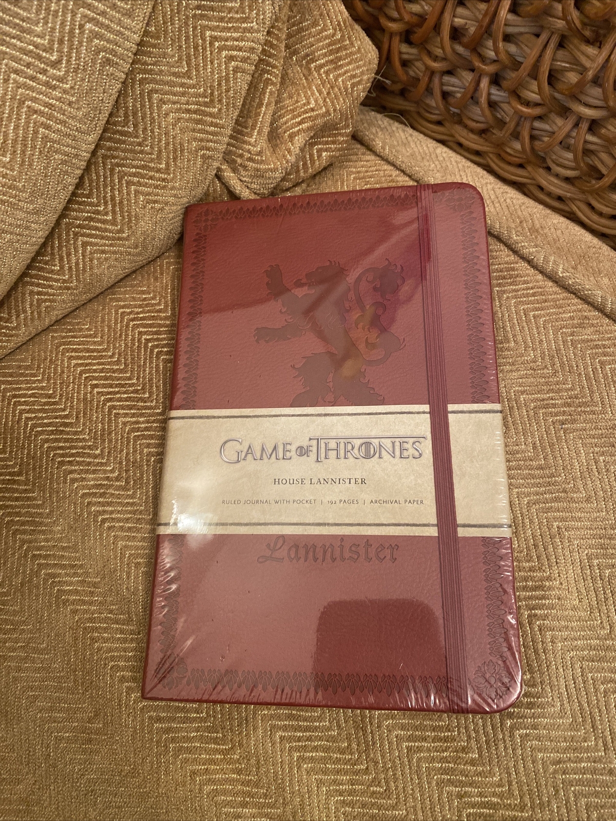 Game of Thrones: House Lannister Hardcover Ruled Journal by  HBO (Hardcover 2014