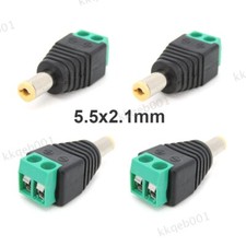 DC Male Power suppy Plug Connector 2.1mm x5.5mm 5.5 2.1mm Adapter For CCTV