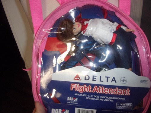 Mini mochila original Delta Flight Attendant Doll - Imagen 2 de 3