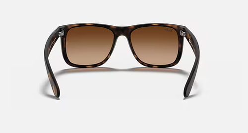 Ray Ban JUSTIN (RB4165-710/13 55) Rubber Light Havana with Brown Gradient Lens - Picture 10 of 13