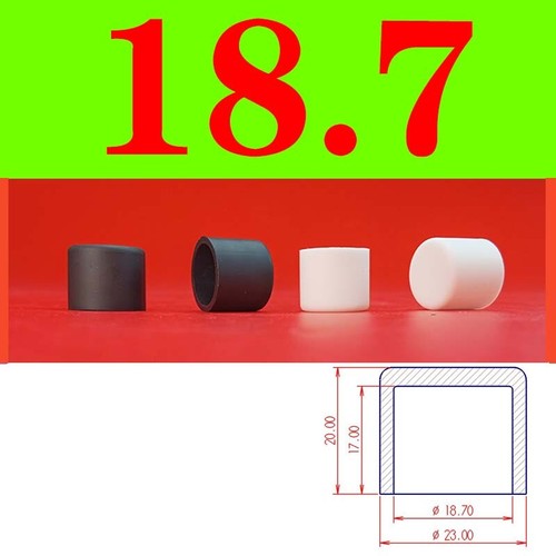 Round Plastic Black Blanking End Cap Caps Tube Pipe Inserts Plug Bung 2- 78.5mm - Picture 22 of 58