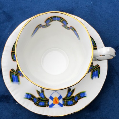 Vintage Paragon Nova Scotia Tartan Demitasse Cup And Saucer Fine Bone China - Picture 2 of 4