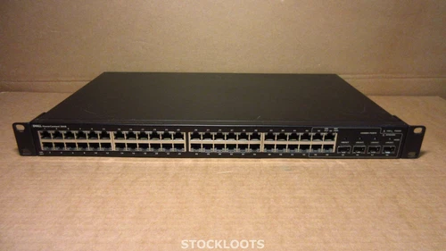 Dell 2848 PowerConnect Gigabit 48-Ports 10/100/1000 + 4x SFP Switch + RACK EARS