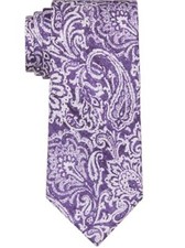 Michael Kors Men's Paisley Tie neck purple - Grape purple , New MSRP 69.50