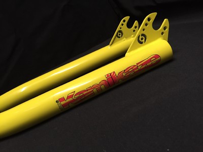 Nos Primo Kamikaze 1 1/8 threadless Bmx fork 14mm dropouts fits