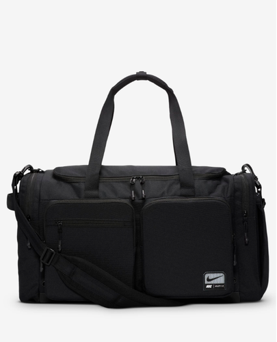 Nike Utility Power 2.0 Duffel Bag Medium Mens Black Size 51 Litre Casual Travel - Picture 2 of 8