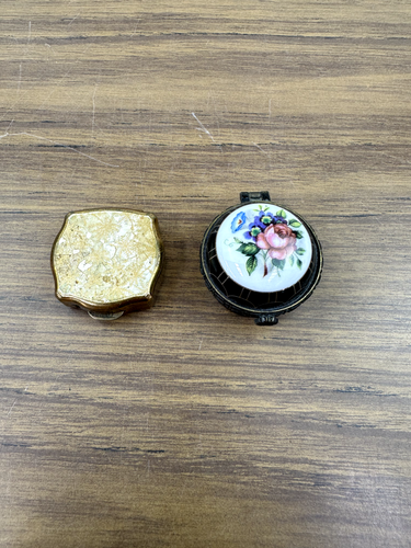 VINTAGE PILL SNUFF BOX x2 inc. ONE STRATTON One Jonglea's Collection - Picture 2 of 14