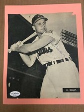  AL ROSEN  Autographed Photo  Signed JSA 