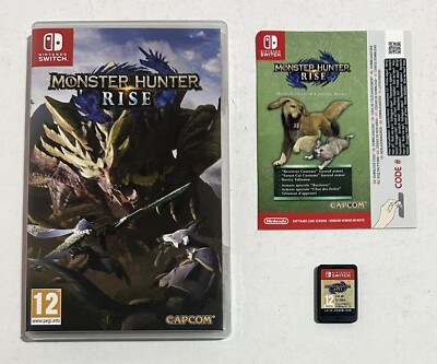 Monster Hunter Rise Nintendo Switch PAL Boxed Capcom inkl unbenutztem Code