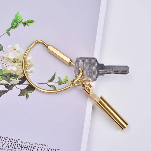 2pcs Whistle Keyring Beer Bottle Opener Whistle Outdoor Emergency Whistles Gift - Picture 6 of 12