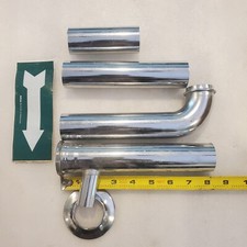 Dearborn Brass 1-1/2 in. Chrome-Plated Brass Drain P- Trap  Assorted Fittings 