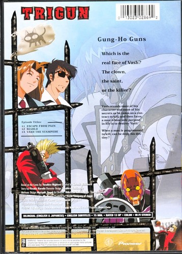 Trigun Vol 4 Gung Ho Guns - DVD - MOVIE GUNGHO - 4 episodes 11 12 13 - Excellent - Imagen 2 de 2